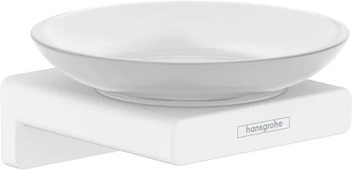 Miniatura 3 de hansgrohe AddStoris 41746250 - Jabonera moderna con óptica dorada cepillada