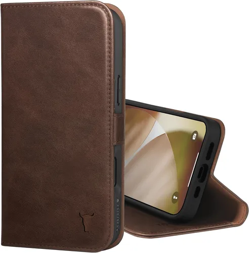 Miniatura 20 de TORRO Funda de cuero compatible con iPhone 17 de 6.3 pulgadas 2025, funda de piel prémium con función atril y ranuras para tarjetas