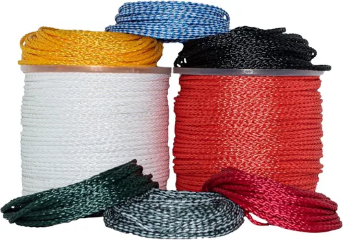 Miniatura 3 de SGT KNOTS Cuerda de polipropileno trenzado hueco (3/16 pulgadas – 3/4 pulgadas) – Cuerda de barrera – hidrofóbica – Resistente a la humedad