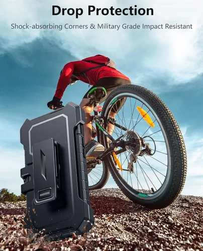 Miniatura 8 de FNTCASE Funda para iPhone 15: para iPhone 14, 13 y 16e, funda militar a prueba de golpes, funda resistente para teléfono celular con soporte y funda