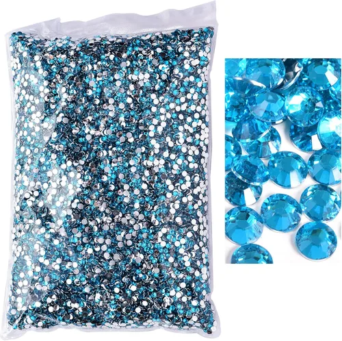 Miniatura 9 de 50000 piezas de diamantes de imitación con parte posterior plana, resina sin termoadhesión, gran cantidad al por mayor para manualidades, bricolaje