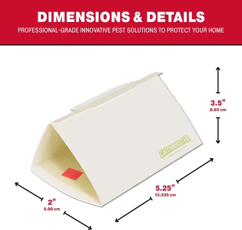 Miniatura 2 de Catchmaster Trampas para plagas y polillas de despensa, paquete de 6 unidades, mata insectos para almacenamiento de cocina, trampas adhesivas