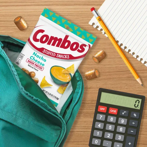 Miniatura 8 de COMBOS Cheese Snacks - Paquetes de bocadillos de queso nacho, aperitivo de galleta horneada, bolsa a granel de 6.3 onzas (paquete de 12)