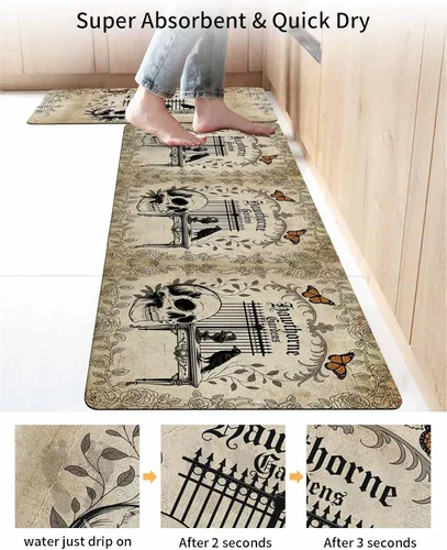 Miniatura 4 de Tapete de baño de Halloween para bañera, antideslizante, de secado rápido y absorbente, de tierra de diatomeas, fregadero de ducha, tapete lavable