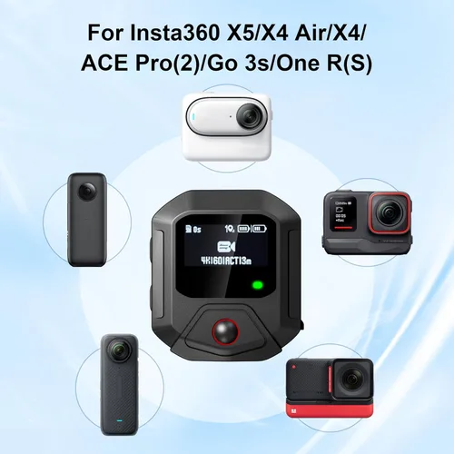 Miniatura 6 de Control remoto GPS para cámaras Insta360 X5/X4/X4 Air X3/Go 3S/ACE pro 2/ACE Pro/ONE X2, accesorios de acción inteligente de 25M de alcance