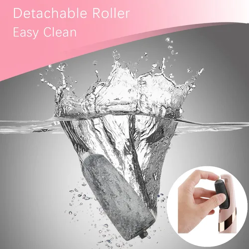 Miniatura 5 de Paquete de 6 rodillos de repuesto compatibles con Finishing Touch Flawless Pedi lima de herramientas eléctricas incluye un cepillo de limpieza