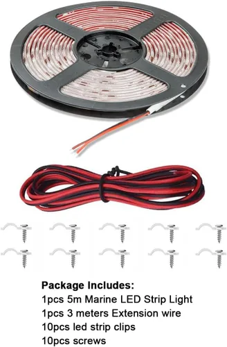 Miniatura 3 de Seaponer - Tira de luces LED marina para pontones, lanchas, veleros, kayaks, iluminación flexible para decoración, luz interior de cortesía, noche
