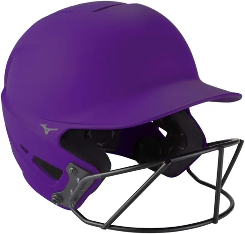 Miniatura 7 de Mizuno Casco de bateo de sóftbol F6 Fastpitch para adultos con máscara