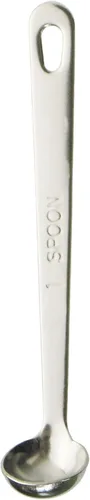 Nagao Tsubamesanjo - Cuchara medidora extra gruesa, 0.04 fl oz (1 cc), tipo cucharón, acero inoxidable 18-8, fabricado en Japón