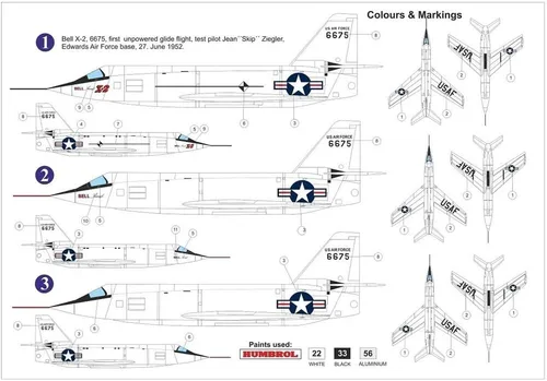 Miniatura 3 de Modelos Az - az Modelo az7681 Bell x-2 "starbuster 6675
