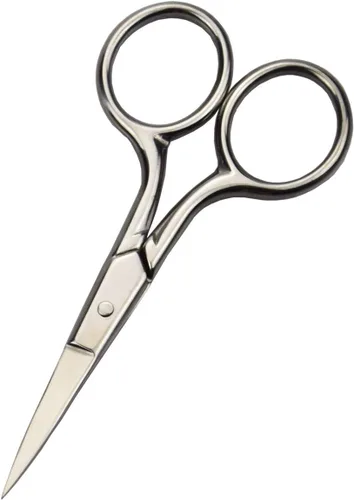 Tijeras profesionales de aseo para el cuidado personal, depilación facial y recorte de cejas de nariz y oreja, acero inoxidable, tijeras de punta