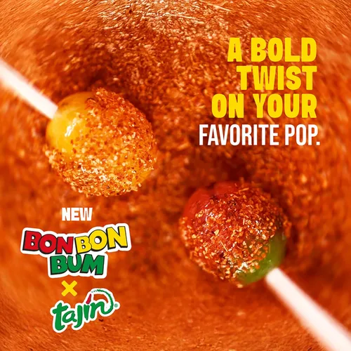 Miniatura 8 de Colombina Bon Bon Bum Tropical Maracuyá y Sandía con Condimento Tajin Chile Lima, 20 Unidades (Paquete de 1)