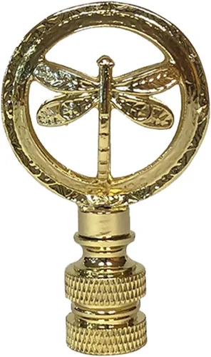Miniatura 8 de Royal Designs, Inc. Lámpara decorativa de libélula finial, F-5093-CH-1, cromo