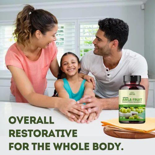 Miniatura 7 de Cápsulas Amla (Phyllanthus Emblica) - Amalaki amla 120 cápsulas Superalimento antioxidante natural Suplemento herbario hecho con polvo de fruta