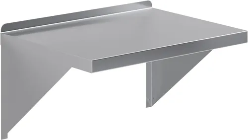 Miniatura 19 de AmGood Estante de pared de acero inoxidable de 18 x 72 pulgadas Estantería de metal para electrodomésticos y equipos Cocina, restaurante