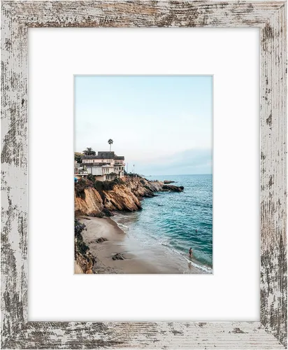 Miniatura 12 de Frametory, Marcos de 8 x 10 para mostrar imágenes de 5 x 7 con paspartú o fotos de 8 x 10 sin paspartú, vidrio resistente a roturas, accesorios