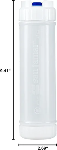 Miniatura 6 de San Jamar Ez Kleen - Botella de plástico para salsa con válvula mediana para salsas gruesas y condimentos, 20 onzas, color blanco