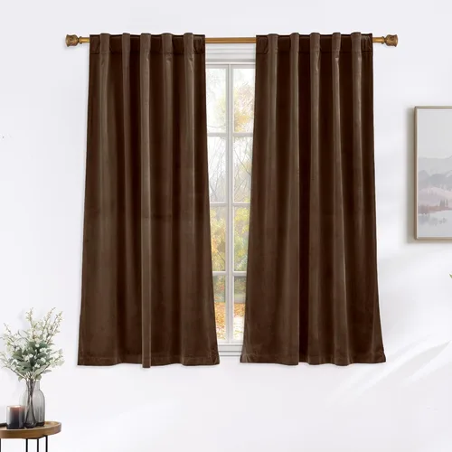 Miniatura 40 de NICETOWN Cortinas blancas extralargas de 144 pulgadas para telón de fondo, cortinas de terciopelo con aislamiento térmico y reducción de ruido