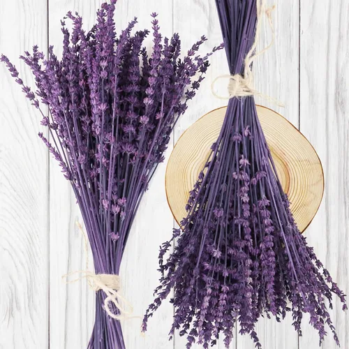 Miniatura 11 de Iory White - Paquete de 180 flores secas de lavanda secas, ramo de lavanda blanca crema blanqueadora real para el hogar, boda, decoración
