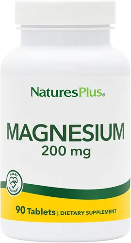 Miniatura 10 de NaturesPlus Magnesio - 200 mg, 180 Tabletas - Vegetariano, Sin Gluten - 180 Porciones