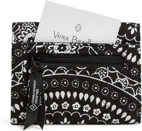 Miniatura 2 de Vera Bradley Women's Cotton Riley Compact Wallet with RFID Protection