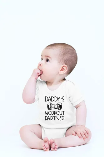 Miniatura 14 de CBTwear Body para bebé de entrenamiento para papá, adorable mameluco para niño, divertido y lindo traje para bebé