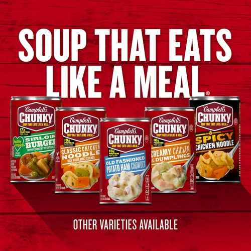 Miniatura 9 de Sopa Campbell’s Chunky, Sopa de Pollo con Brócoli y Queso, Lata de 18.8 Oz