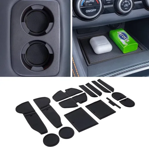 JKCOVER Compatible con Subaru Crosstrek 2018 2019 2022 2021 2022 2023/Subaru Impreza 2017-2023 Accesorios de Consola Central Alfombrillas