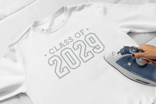 Miniatura 2 de Class of 2029 Iron On Decal, Senior Class Shirt Patch, Heat Transfer, HTV Graphic Tshirt Sticker, DIY Crafts, Pick Size Color, Iron-On Almost Old