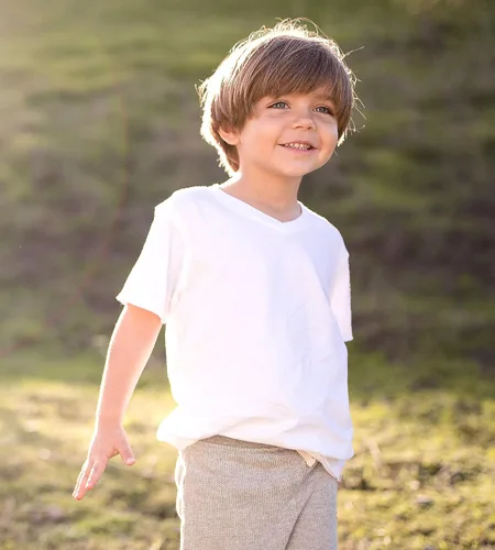 Miniatura 2 de Burt's Bees Baby Baby Boys Tees, Short Long Sleeve T-Shirt V-Neck Crew Infant and Toddler Top, 100% Organic Cotton