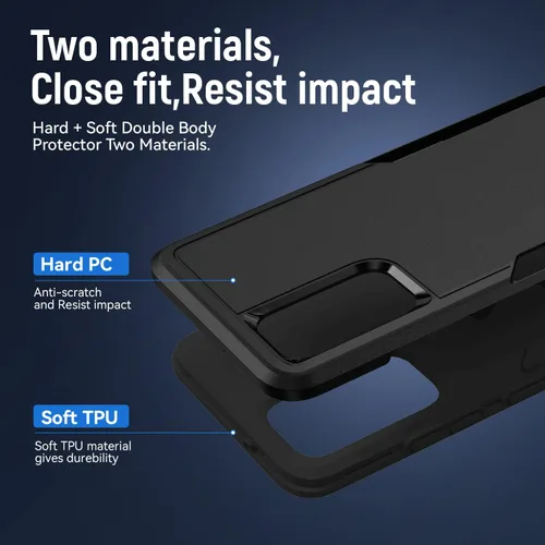 Miniatura 5 de Funda para Galaxy S20 Plus, con protector de pantalla HD [prueba de caídas de grado militar] Funda protectora resistente a prueba de golpes