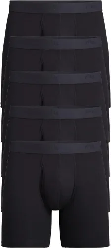 MeUndies Calzoncillos tipo bóxer de algodón elástico para hombre con bragueta - Ropa interior para hombre - Paquete de 5 - Tela exclusiva de Tienda