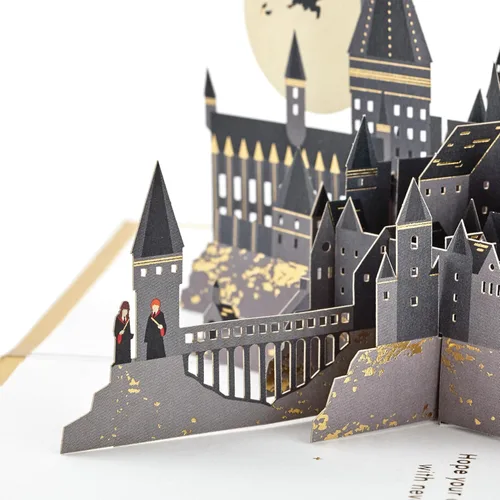 Miniatura 7 de Hallmark Tarjeta desplegable para el día del padre de Harry Potter (Hogwarts, magia y aventura) para papá, marido, hijo, fanático de Harry Potter