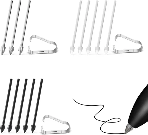 Miniatura 23 de Lápiz Táctil para Samsung Galaxy S22 Ultra 5G SM-S908, Kit de Reemplazo S Pen S22 Ultra con Sensibilidad a la Presión de 4096, Sin Bluetooth Negro