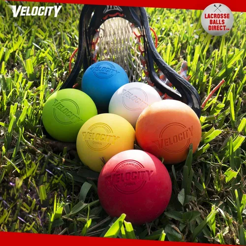 Miniatura 7 de Pelotas de lacrosse Velocity - 1, 2, 3, 6, 12, 18, 24, 36, 60 y 120 paquetes - para práctica, tamaño oficial aprobado por la NFHS y la universidad