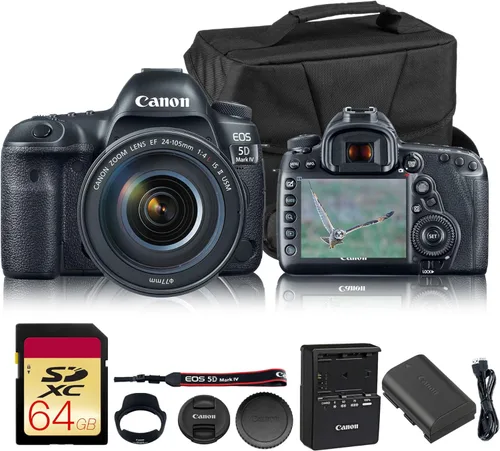 Miniatura 11 de Canon Cámara DSLR EOS 5D Mark IV de 30.4 MP de marco completo con video 4K, AF de doble píxel, Wi-Fi, GPS, cámara de fotografía profesional