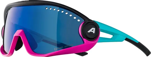 Miniatura 2 de ALPINA Gafas de sol deportivas con 100% protección UV para hombres y mujeres, para ciclismo, correr, protección lateral extraíble, 5W1NG