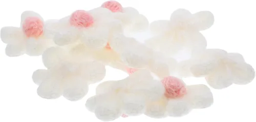 Miniatura 12 de EXCEART 10 parches de flores para planchar con bonitos bordados, para coser en flores, parches de bordado con apliques florales para ropa, bolsas