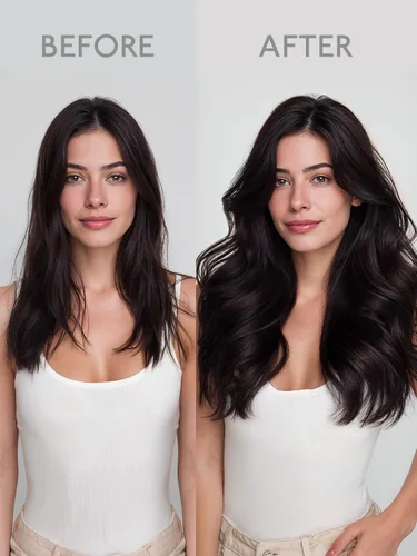 Miniatura 7 de WENNALIFE – Extensiones de cabello humano sin costuras con clip, 130 g, 18 pulgadas, 7 piezas, cabello Remy natural color pelirrojo cobrizo