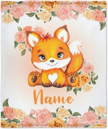 Miniatura 55 de Manta personalizada con nombre, suave, acogedora y ligera, con nombre para sofá o cama, regalo personalizado, unisex, tamaño XS, 40 x 30 pulgadas