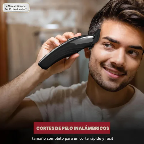 Miniatura 7 de Wahl - Cortadora de pelo inalámbrica Chrome Pro para hombres y combo de recortadora de pelo con batería para cortes de pelo completos y retoques