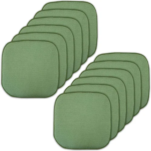 Miniatura 34 de Sweet Home Collection Cojines de espuma viscoelástica para silla, antideslizantes, diseño de panal de abeja, 16 x 16 pulgadas, paquete de 2