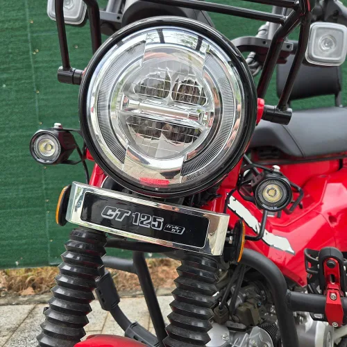 Miniatura 3 de Kit de luz auxiliar LED con conector compatible con Honda CT125 Trail 125 Hunter cub (2019-actual) (blanco día #2)