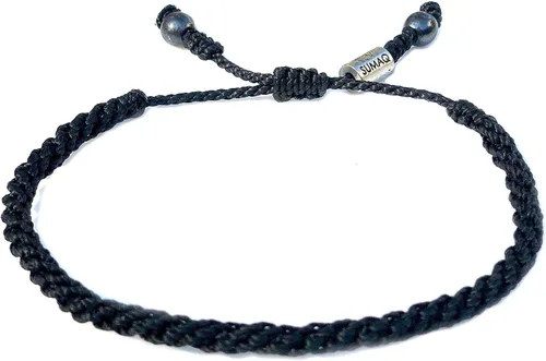 Miniatura 12 de Rumi Sumaq Pulsera de cuerda náutica para hombres, mujeres y niños - Resistente al agua, con nudo manual ajustable - Estilos de mapa de la isla