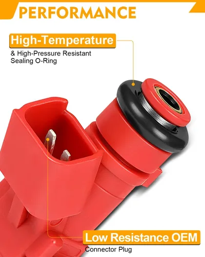 Miniatura 3 de 35310-2E000 Inyectores de combustible para:-Hyundai Elantra 1.8 2011-2015, para:-Kia Forte 1.8L 2015, Soul 2.0L 2012-2013, 12 agujeros, juego de 4
