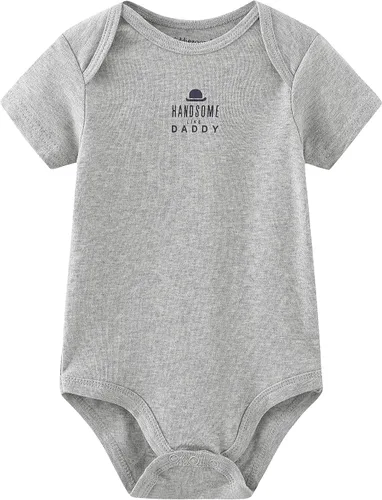 Miniatura 50 de Conjunto de canastilla para bebé, 9 piezas, conjunto de mamelucos y pantalones, conjunto de regalo unisex para bebé