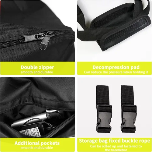 Miniatura 7 de Kasla Bolsa de Scooter Eléctrico, Bolsa de Scooter Eléctrico Plegable, Accesorios de Scooter Eléctrico Bolsa de Almacenamiento para Scooter