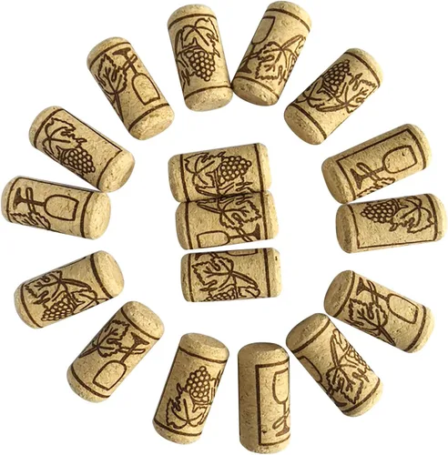 Miniatura 4 de #8 corchos de vino naturales (tamaño 7/8" x 1 3/4") bolsa de 50 mejores para vino casero y artes de bricolaje.