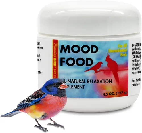 Miniatura 9 de Morning Bird Comida para el estado de ánimo, 2 onzas, suplemento calmante natural para pájaros, no sedante, comportamiento no deseado, desplumado