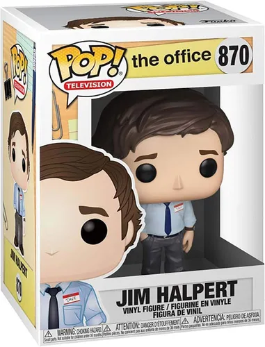 Miniatura 7 de Funko Pop TV: The Office - Jim Halpert - Variante de Chance of Rare Chase - Figura de vinilo coleccionable - Idea de regalo - Producto